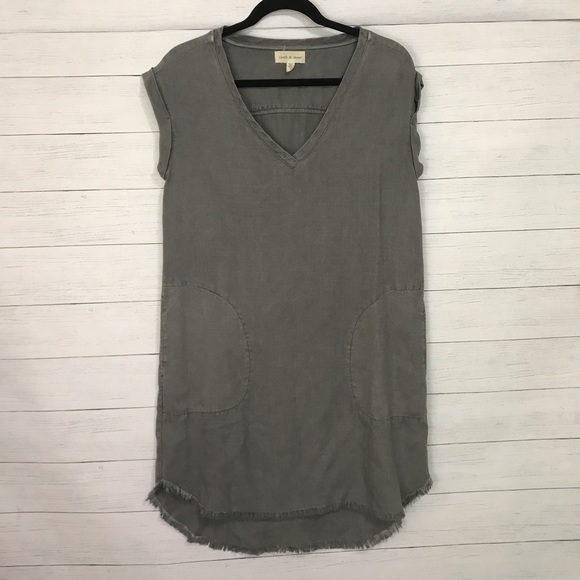 Anthropologie Cloth & Stone grayed tunic dress - Picture 2 of 8